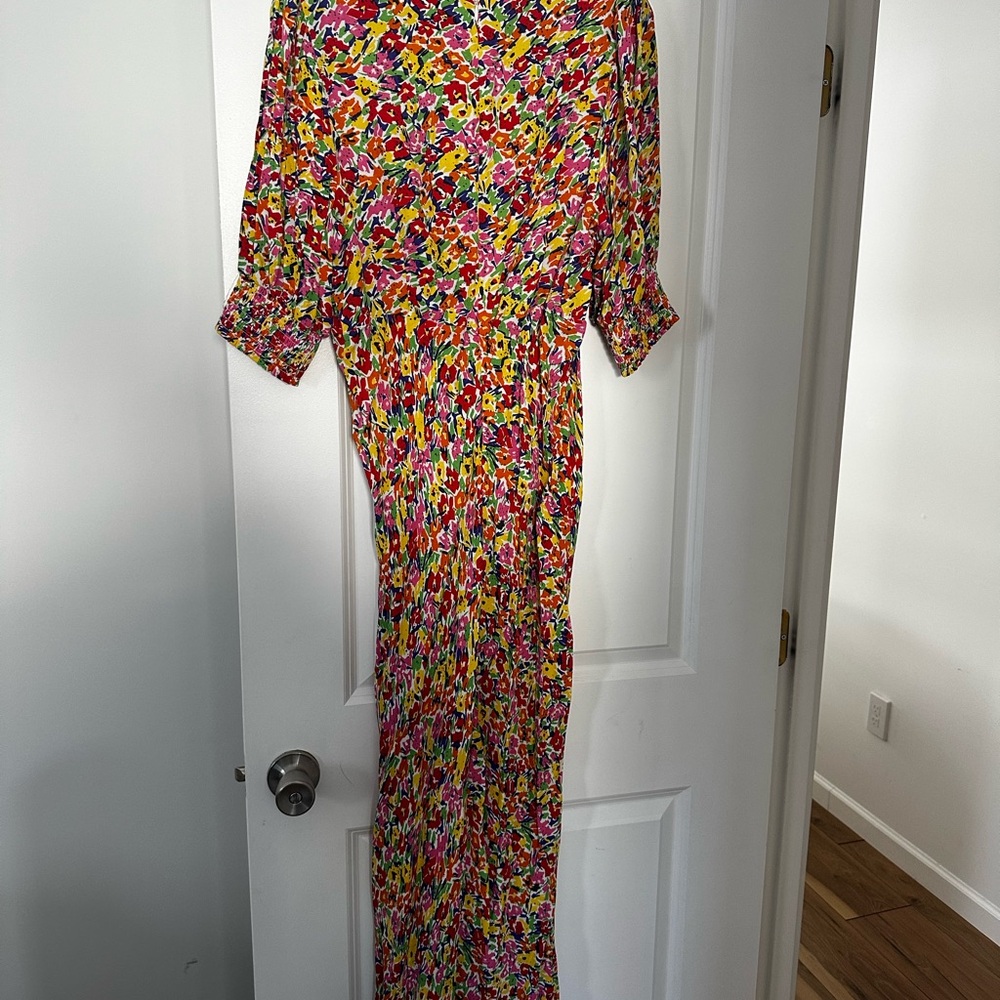 Floral Multicolor Women's Dress